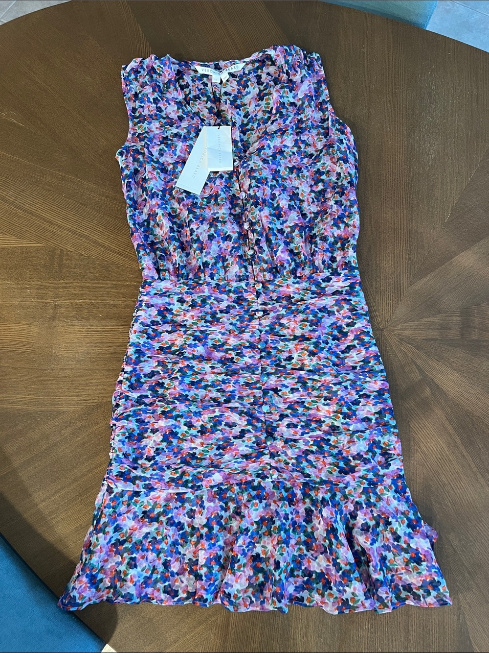 🪻NWT | Silk Veronica Beard Cute Mini Dress | Size 0 🪻